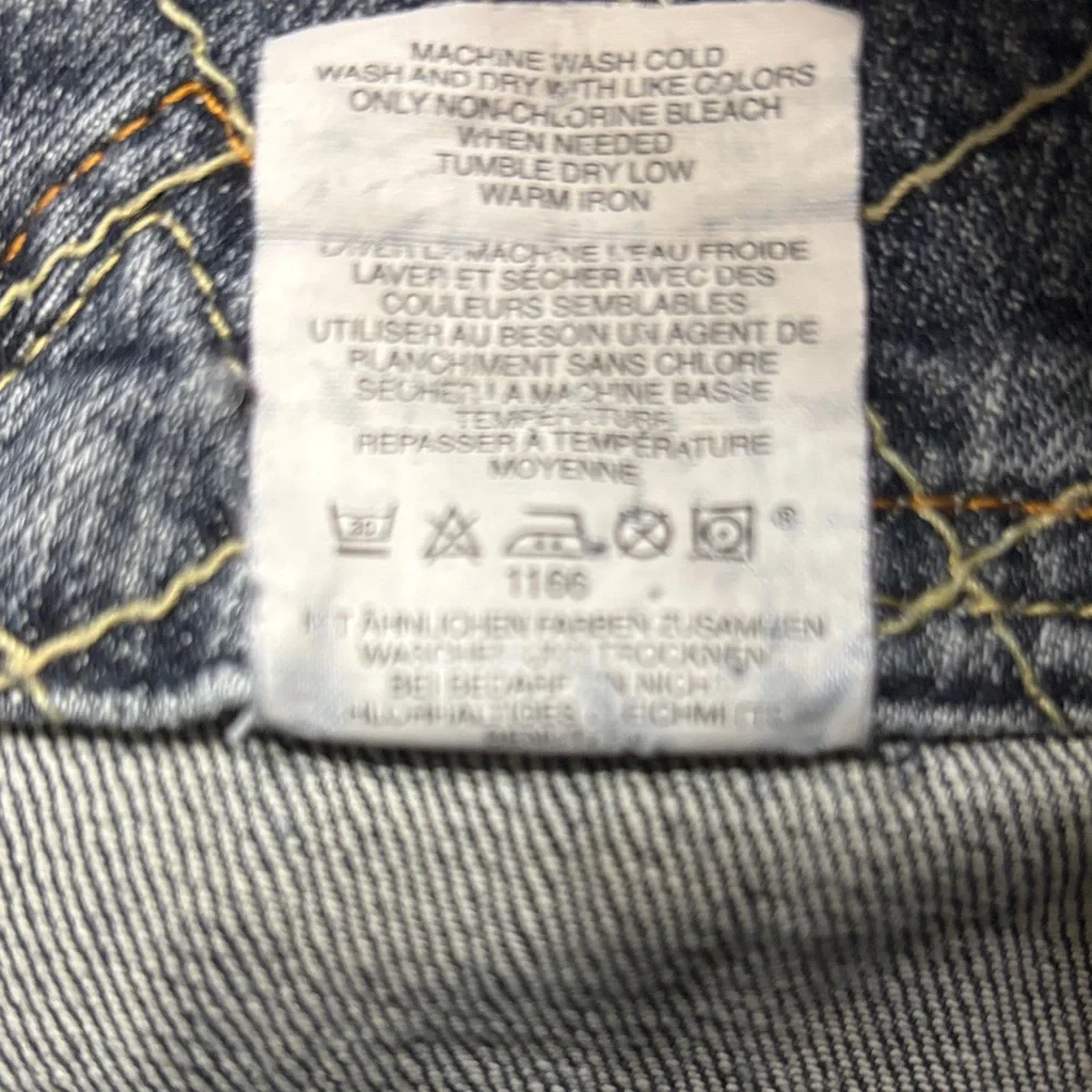GAP Y2K Denim Mini Low Rise Full Snap Button Front Casual Jean Skirt - Picture 10 of 11